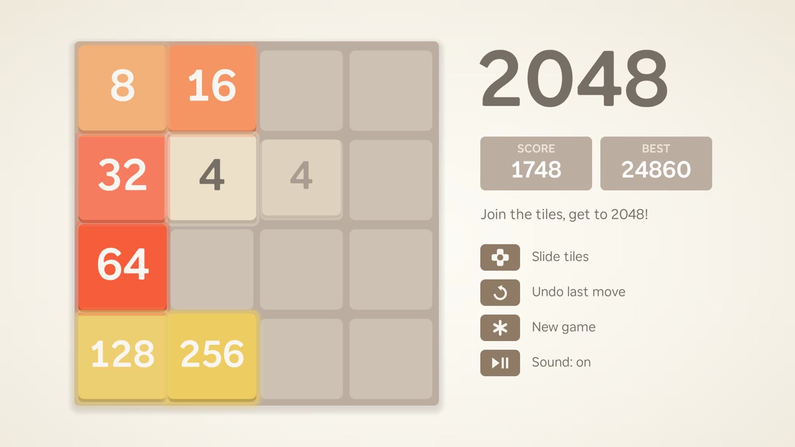 Tiles popping as they merge